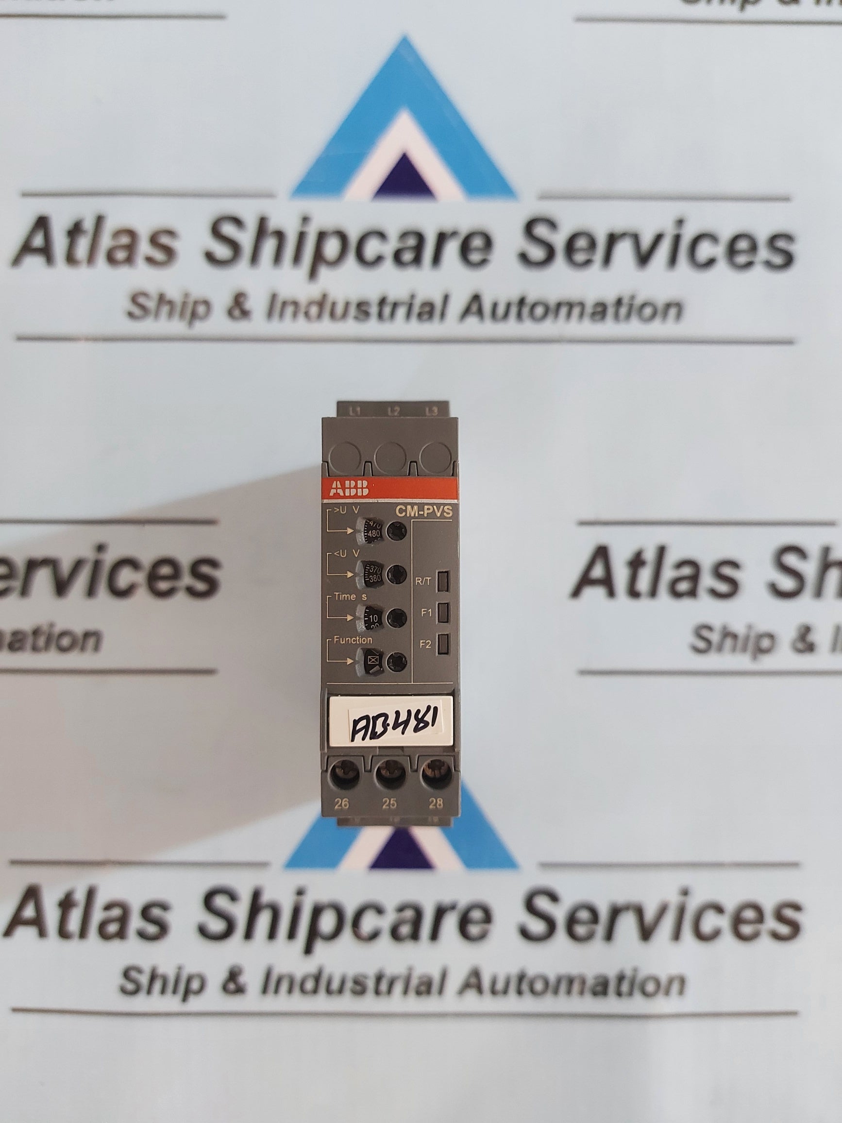 ABB CM-PVS.41S 3 PHASE OVER/UNDERVOLTAGE RMS MONITORING RELAY 1SVR730794R3300